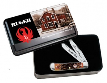 Case Ruger Red Barngft Tin-trppr Knives 6509