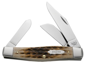 Case Kinfolks Honey Br Med Stockmn Knives 6587