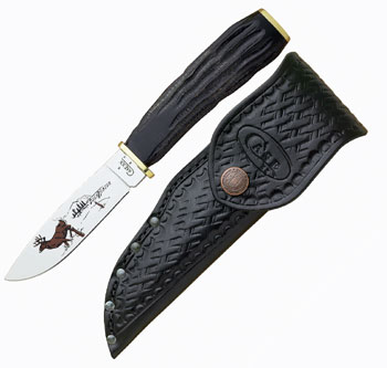Case Bh-24 3 1-4ss,buffalo Hrn Fixd Knives 687