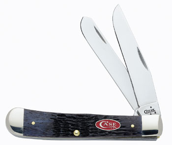 Case 6254ss Black Bone Trapper Knives 6956