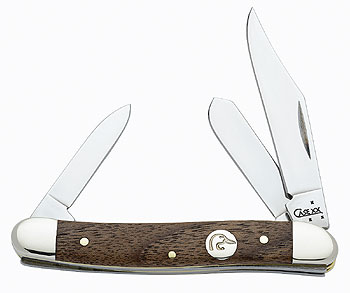 Case Du Eng Walnt Med Stockman Knives 7123
