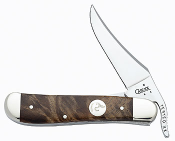 Case Du English Walnt Russlock Knives 7125