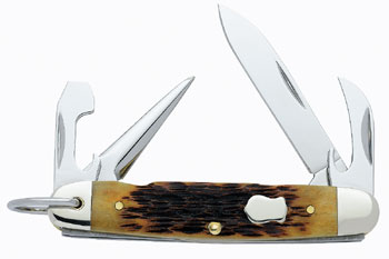 Case 64090r Ss Antique Cb Jr Scout Knives 7329