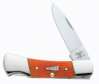 Case 61225lss Tangerine Lockback Knives 7985
