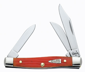 Case 6333 Ss Tangerine Sm Stockman Knives 7987