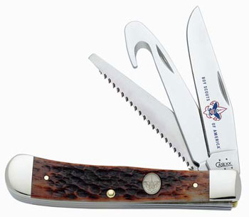 Case Bsa Caramel Hunter Trapp Knives 8046