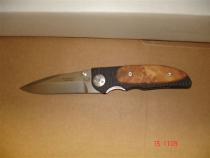 Firestone Eickhorn Knife- Matrona Wood I Knives EH0002WGNB