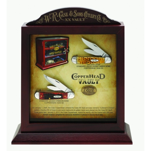 Case Xx Vault Copperhead Coll Set knives 11385