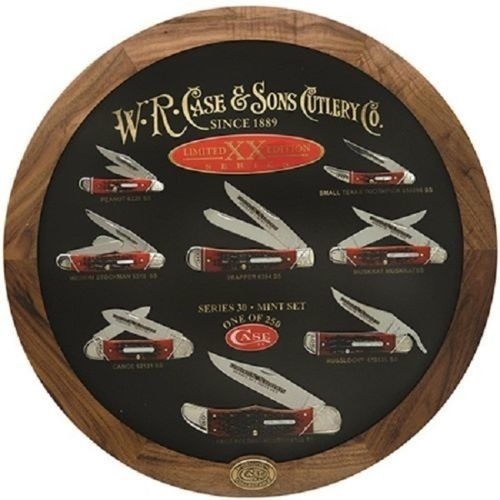 Case Lt Ed Xxx Red Bone Mint Set knives 11628