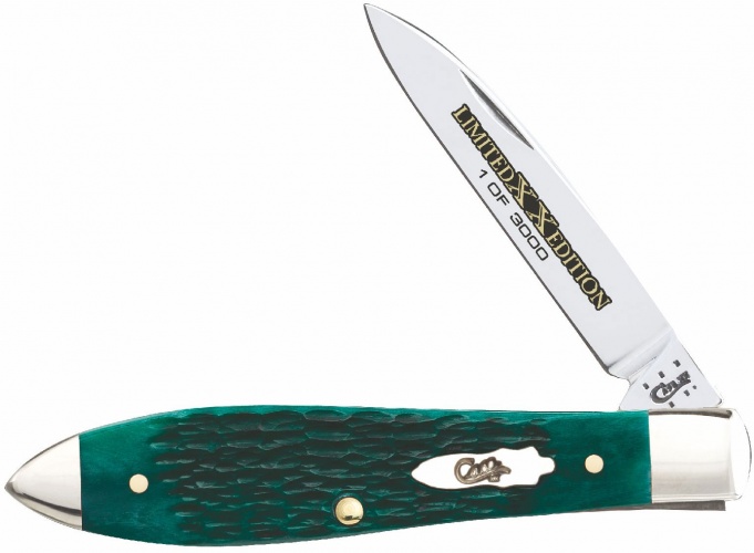 Case Lmt Ed Jade Bone Tear Drop knives 11665
