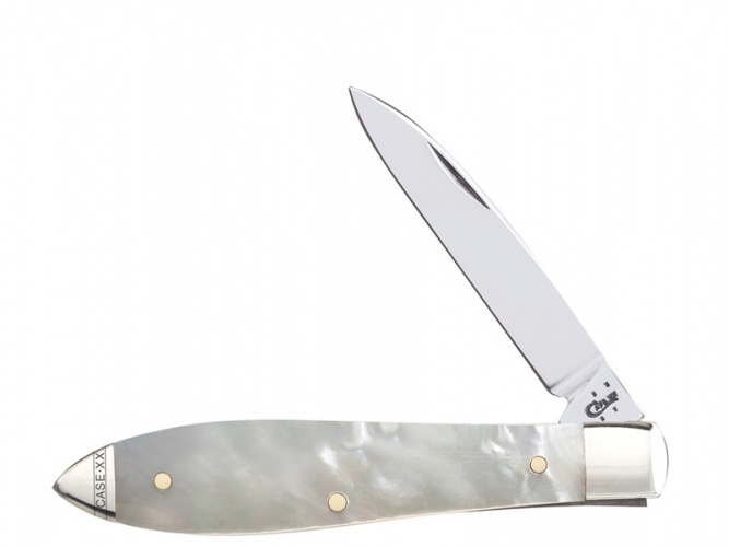 Case Mother Of Pearl Tear Drop knives 11937