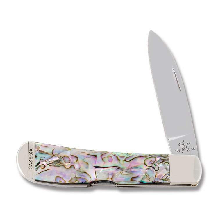 Case Smooth Abalone Tribal Lock knives 12011