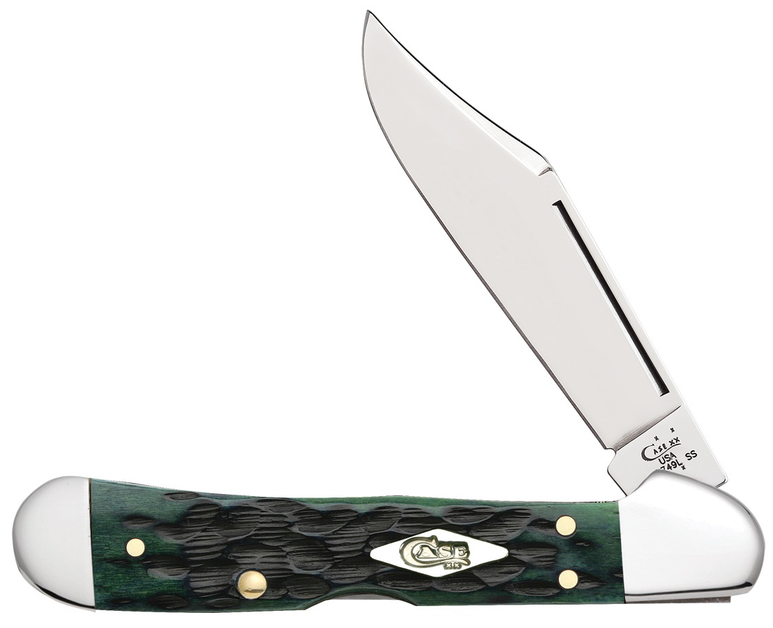 Case Hm Hunter Grn Mini Copperlock knives 13634