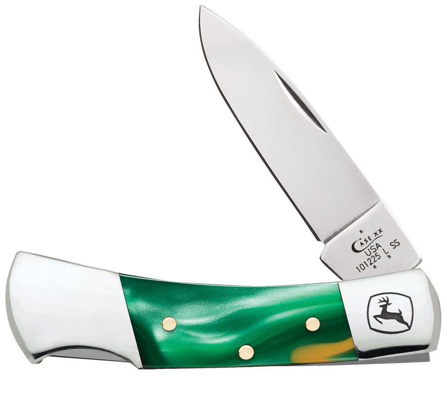 Case Jd Gr &yelkir Swirl Lockback knives 15757