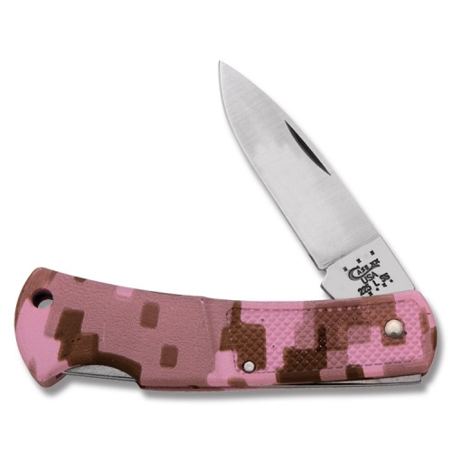 Case Pink Camo Lockback knives 18321