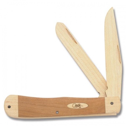 Case Wooden Trapper Set knives 254W