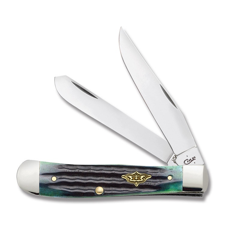 Case Hunter Green Bn Trapper knives 30951