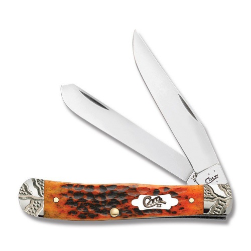 Case Wrkd Blstr Autmst Jig Trapper knives 53225