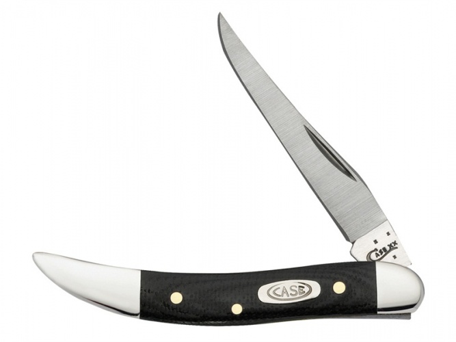 Case Black G10 Sm Texas Toothipick knives 6284