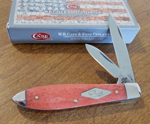 Case Paint Des Salmon Tear Drop knives 63120