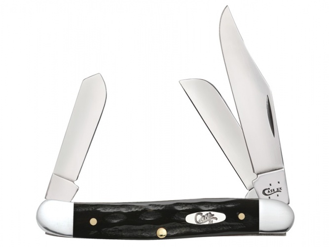 Case Jigged Buffalo Horn Stockman knives 65222