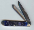 Case 01058 Blue Trapper Knife Salute To Freemasonry