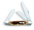 Amber Bone Medium Stockman 128 6347 SS 29oz