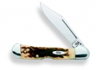 Case 133 Mini Copperlock Amber Bone 61749L SS