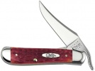 Case 61953LCV Dark Red Russlock Chrome Vanadium