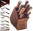 Case 9 PC CUTLERY BLOCK & KNIFE SET - 10249