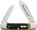 Case SS OLIVE GREEN BONE CANOE - 10264