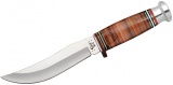 Case Mushroom Cap Leather Hunter (323-5 SS) w/Leather Sheath - 10342