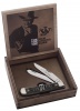 Case JW SM NAT TRAPPER /WOOD BOX - 10701