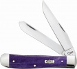 Case SM Purp Bone Ichthus Trapper CA11130