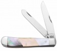Case 11929 Black and Gold Mother of Pearl Trapper Knife