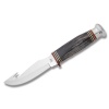 Case Buffalo Horn Hunter Gut Hook (BH75-4G SS) w/Leather Sheath - 17914