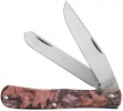 Case Pink Camo Case Caliber® - Lightweight Synthetic Trapper (LT254 SS) - 18305