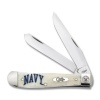 Case US NAVY NATURAL BONE TRAPPER - 22553
