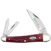 Case DRK Red Bone Seahorse Whittler CA25505