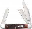 Case Chestnut Checkered Bone Stockman (6347 SS) - 26071