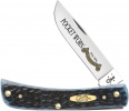 Case Pocket Worn Standard Jig Denim Bone Sod Buster Jr (6137 SS) - 26296