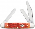 Case Burnt Salmon Bone - Peach Seed Jig Medium Stockman (63090 SS) - 27054