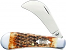 Case Burnt Amber Bone- Peach Seed Jig Hawkbill Pruner (61011 SS) CA27643