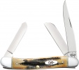 Case 6.5 BONE STAG MEDIUM STOCKMAN