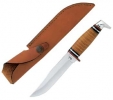 Case 385 Fixed Blade Leather Washer Hunting Knife
