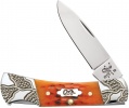Case Worked Bolster Autumn Bone - Standard Jig Lockback (61225L SS) - 53228