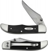 Case Black G-10 - Mid-Folding Hunter (101265LC SS) with Pocket Clip CA6245