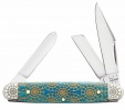 Case MED STOCKMAN CARIB BLUE SS - 64642