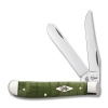 Case Green Curly Maple Mini Trapper (7207 SS) - 65566