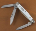 Case Ichthus - Smooth White Synthetic Small Stockman (4333 SS) - 7268